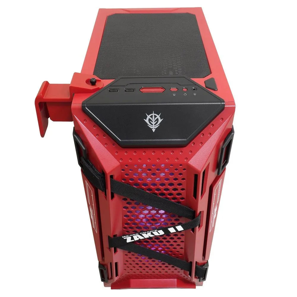 КОРПУС ДЛЯ ПК ASUS GT301 TUF GAMING ZAKU 2 FATX КРАСНЫЙ - 2