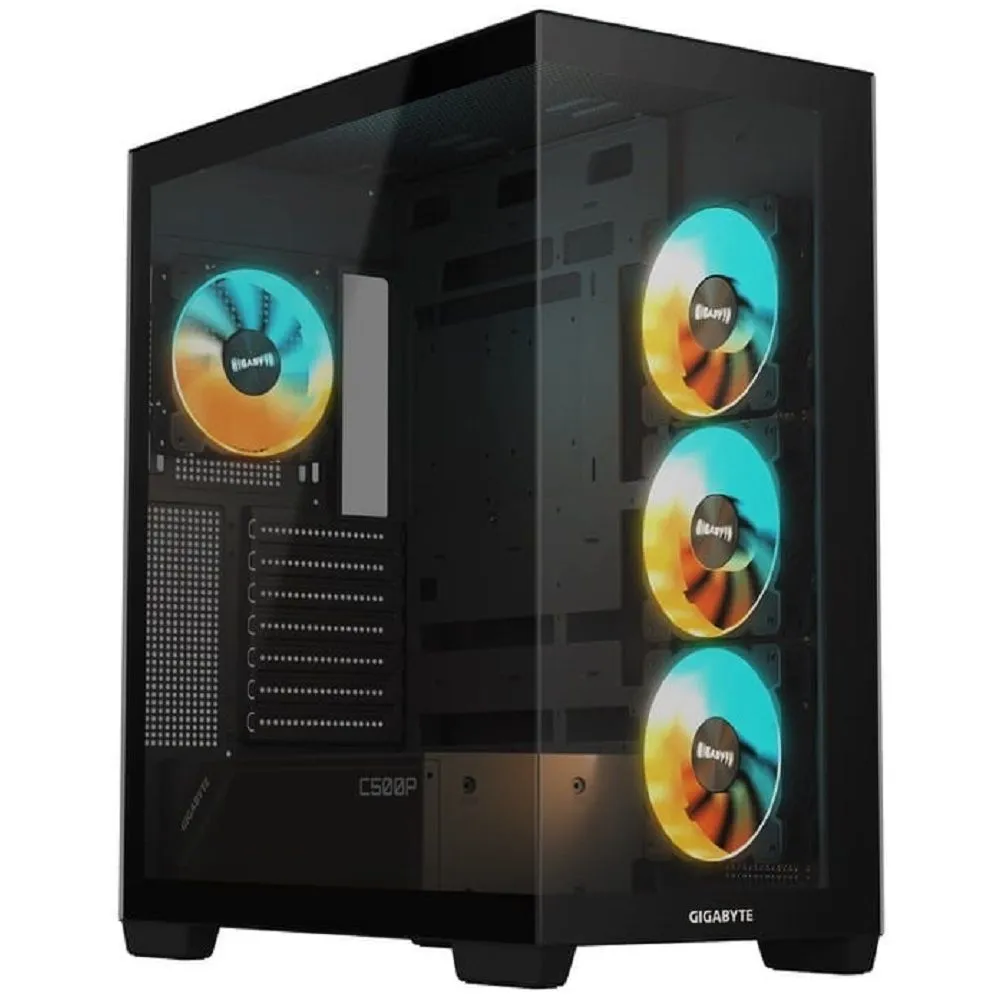 КОРПУС ДЛЯ ПК GIGABYTE AORUS C500P ЗАКАЛЕННОЕ СТЕКЛО/RGB/ ЧЕРНЫЙ