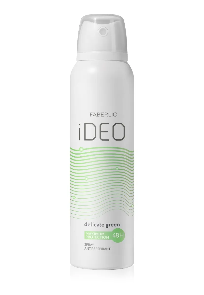 Antiperspirant spreý Delicate Green iDeo