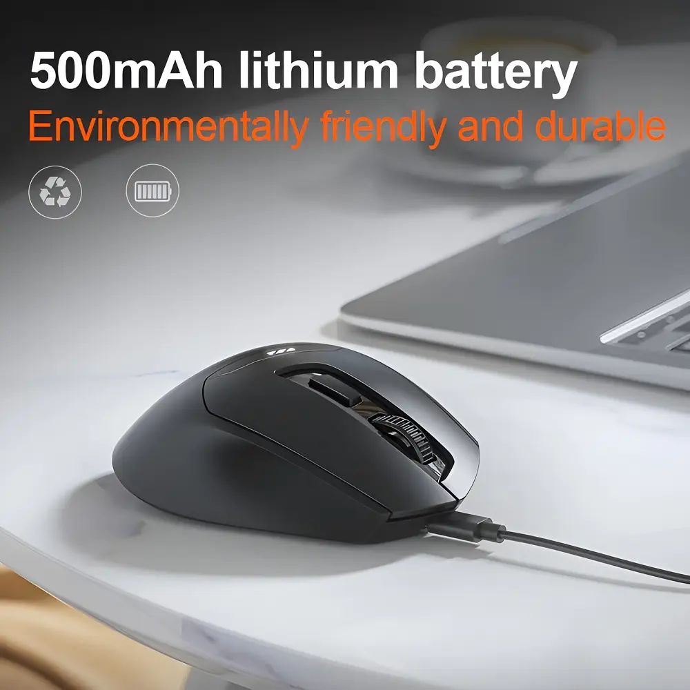 inphic® DR01 (Wireless Mouse Supports Bluetooth and 2.4G Wireless |