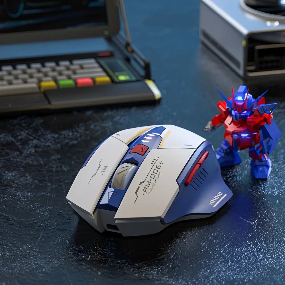 inphic® F9 White (Wireless Mouse Supports 2.4G | - 2