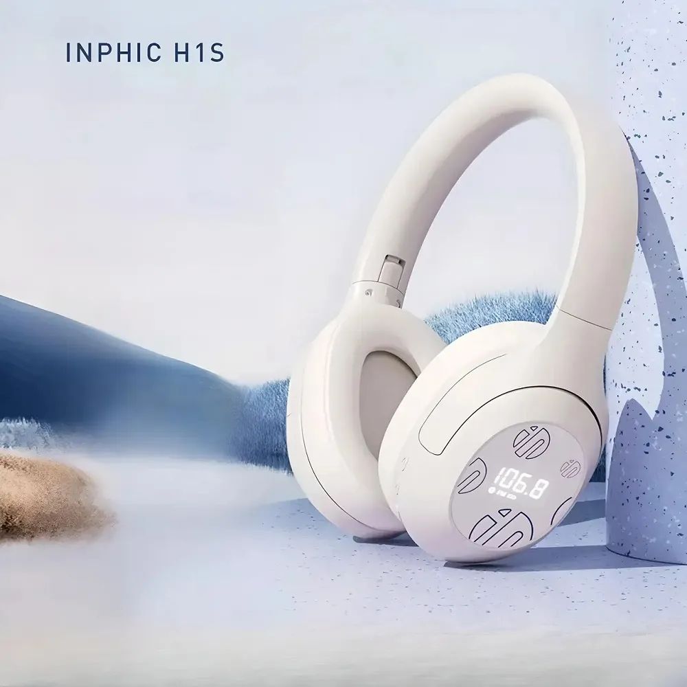 Inphic H1S Bluetooth Wireless Headphones Headset FM Listening Exam Hi-Res Audio Earphones