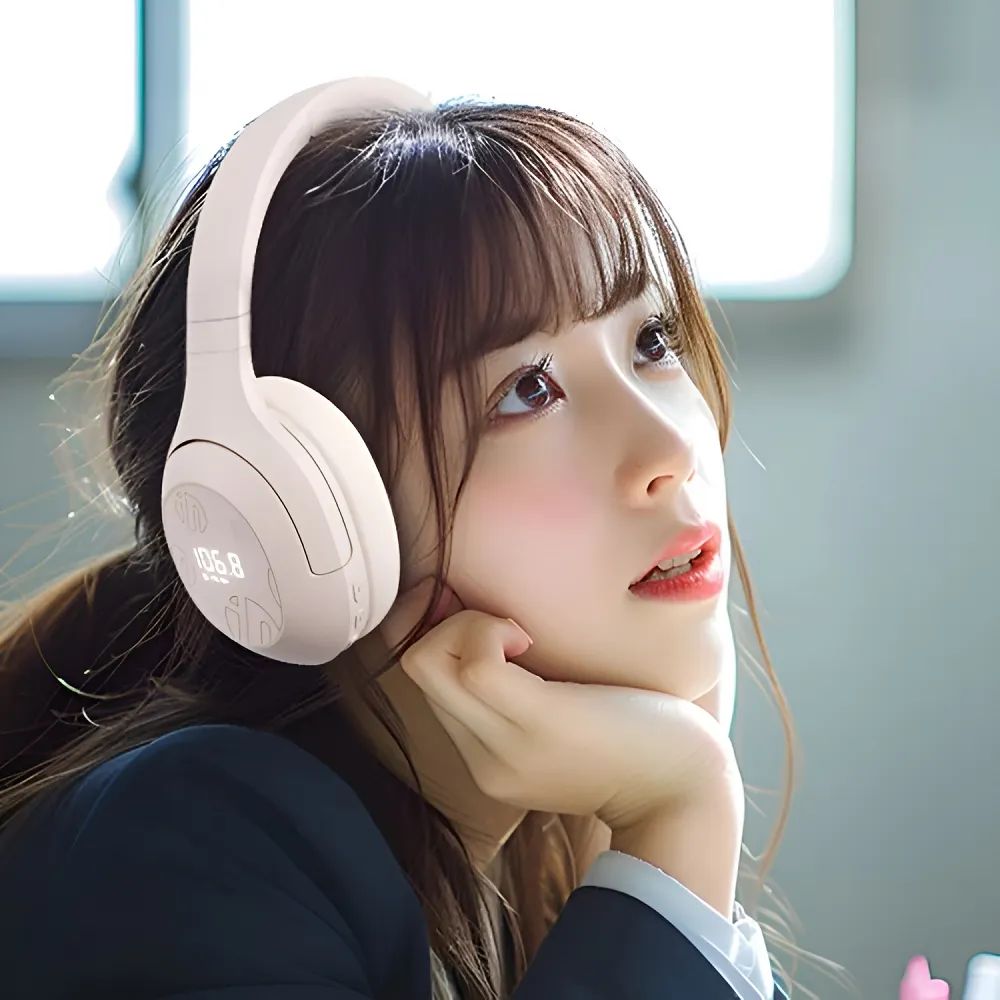 Inphic H1S Bluetooth Wireless Headphones Headset FM Listening Exam Hi-Res Audio Earphones - 2