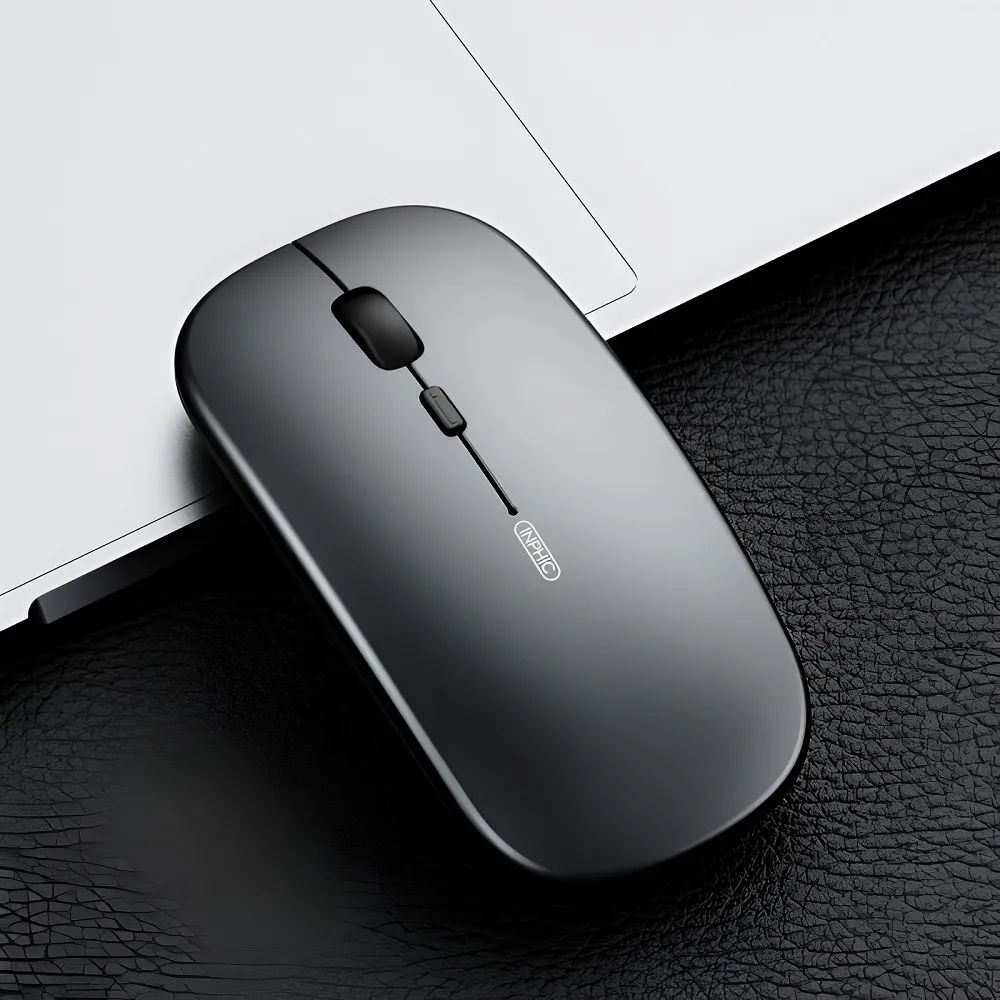 inphic® M1PRO Black (Ultrathin 2.4G and Bluetooth Mouse |