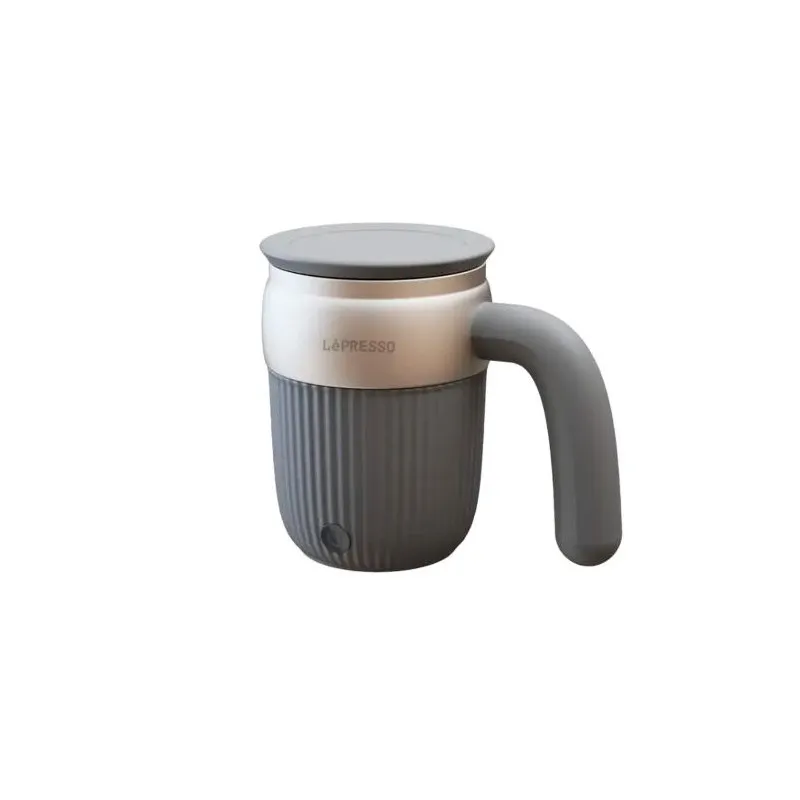 LEPRESSO AUTO STIRRING MUG 450ML (GRAY) KRUŽKA