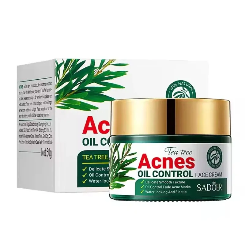 SADOER ÇAÝ AGAJY EKSTRAKTLY AKNE GARŞY KREM 50 G