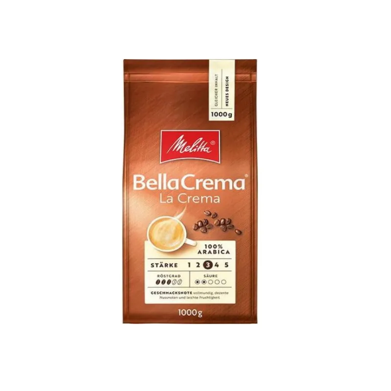 MELITTA BELLA CREMA LA CREMA 1 KG DÄNE KOFE