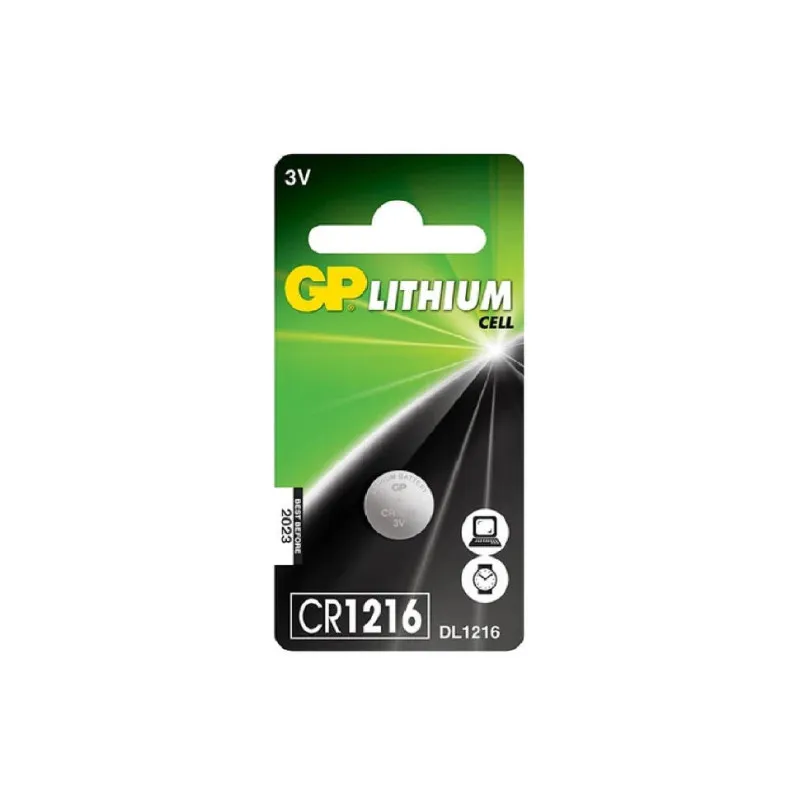 GP LITHIUM CR1216-U5 COIN 1xCR1216 BATAREÝ